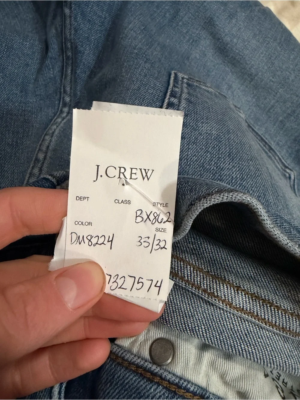 Nwot J crew 484 Slim-fit stretch jean in medium wash
